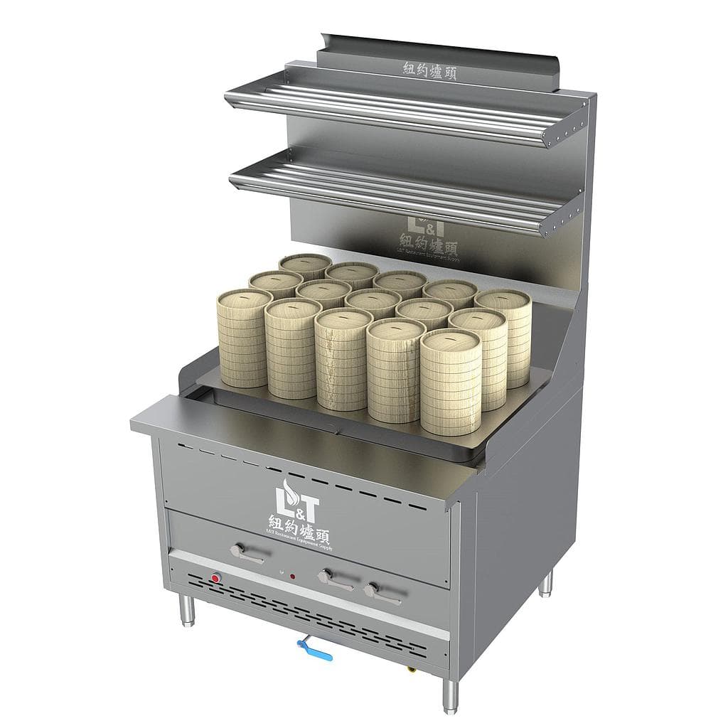 42" Dim Sum Steam King with Automatic Water Refill and Interchangeable Top Kit Options