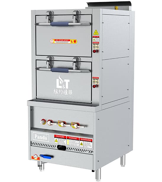 30" Super High-Speed Steaming Cabinet with 2 Compartments